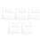 150Pcs Replacement White Plastic Glue Applicator Caps for Detailed Use 5