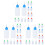 75Pcs Small Needle Bottles Assorted Color Reusable Glue Applicator Set 4