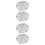 4Pcs Round Black Iron Cooling Rack Stable Non-Stick Cake Bread Baking 4