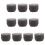 40Pcs Versatile Grey Silicone Shower Diverter Handle Decorative Cap 2