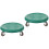 2Sets Versatile Home Fitness Discs for Abdominal Training in Green 5