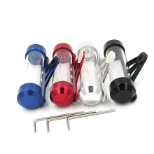 3Pcs Waterproof Scooter Motorbike Tax Disc Holder Plastic Metal Colors
