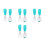 4Sets Baby Spoon Fork Kit Lightweight Silicone Handle Assorted Colors 11