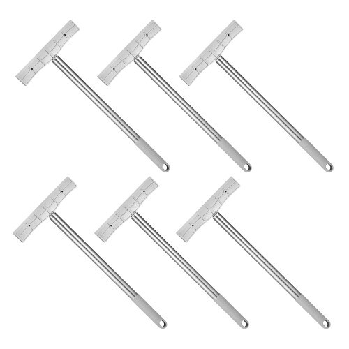 18Pcs Silver Handheld Sign Stand Rod for Protests and Tour Guide Use 2