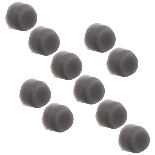 40Pcs Versatile Grey Silicone Shower Diverter Handle Decorative Cap 2