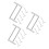 18Pcs Silver Handheld Sign Stand Rod for Protests and Tour Guide Use 4