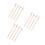 12Pcs Red Handle White Felt Drum Mallets for Symphony and School Bands 9