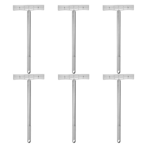 18Pcs Silver Handheld Sign Stand Rod for Protests and Tour Guide Use 1