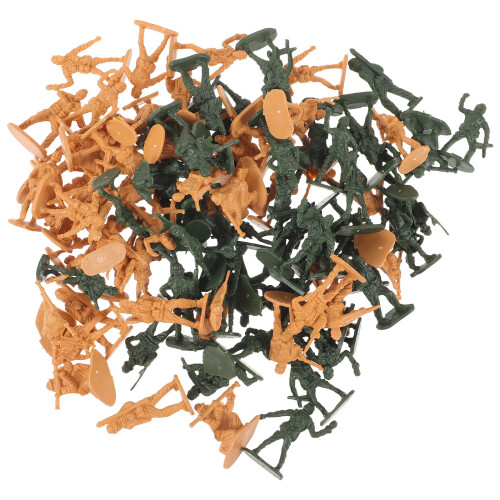 200Pcs Miniature Scenes People Models Assorted Color Plastic Figurines