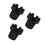 3Pcs Plastic Golf Cart Ashtrays Black Portable Car 8