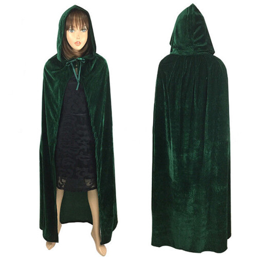 3Pcs Hooded Witch Lightweight Comfortable for Halloween Use 2