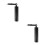 2Pcs Drumstick Container Case Black Steel Stable Holder for Drumsticks 7