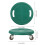 2Sets Versatile Home Fitness Discs for Abdominal Training in Green 9