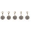 5Pcs DIY Engraved Silver Dog Tags Copper Pet Id Tags for Pets 8