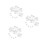 1500Pcs White Washable Garment Size Labels Small Polyester Size Tags 6