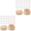 2Sets Chunky Carved Wooden Stitch Markers for Knitting Projects 5