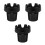 3Pcs Plastic Golf Cart Ashtrays Black Portable Car 6