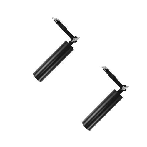 2Pcs Drumstick Container Case Black Steel Stable Holder for Drumsticks 2