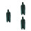 3Pcs Hooded Witch Lightweight Comfortable for Halloween Use 9
