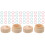 2Sets Chunky Carved Wooden Stitch Markers for Knitting Projects 4