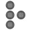 4Pcs Black Nonstick Perforated Pizza Pan Airflow Baking Tray 6