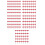 1000Pcs Red Flat Head Thumbtacks Iron Pins for Map and Poster Hanging 6