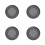 4Pcs Black Nonstick Perforated Pizza Pan Airflow Baking Tray 5