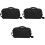 3Pcs Black Waterproof Oboe Organizer Bag for Motorcycle Use 3