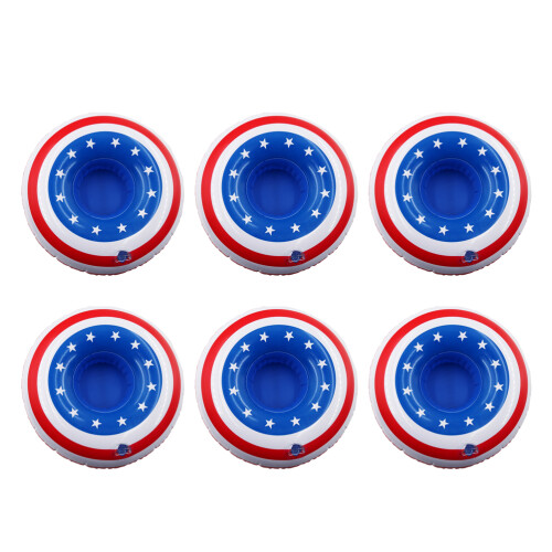 12Pcs American Flag Placemat Set Multi Color Inflatable Table Decor