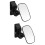 2Pcs Adjustable Baby Car Mirror Rear Facing Clip- Black 7