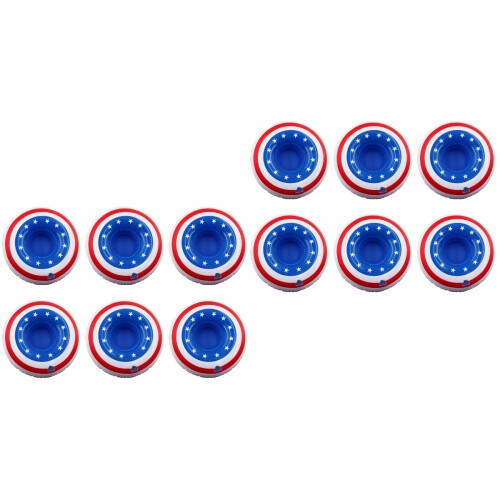12Pcs American Flag Placemat Set Multi Color Inflatable Table Decor 2