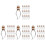 120Pcs Multipurpose Multi Glass Wishing Bottles with Cork Lids 2