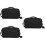 3Pcs Black Waterproof Oboe Organizer Bag for Motorcycle Use 7