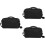 3Pcs Black Waterproof Oboe Organizer Bag for Motorcycle Use 6