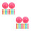 100Pcs Lightweight Hollow Plastic Counting Balls for Children Learning 4