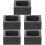 5Pcs High Stability Graphite Molds for DIY Metal Casting Black Design 7
