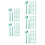 100Pcs Light Green PVC Archaeological Digging Tools Toy Set for Kids 8