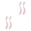 4Pcs Compact Pink Makeup Tool Eyebrow Brush and Lash Comb 7