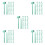 100Pcs Light Green PVC Archaeological Digging Tools Toy Set for Kids 7