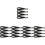 20Pcs Portable Black Hockey Chin Strap with Single Snap 5