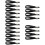 20Pcs Portable Black Hockey Chin Strap with Single Snap 11