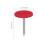 1000Pcs Red Flat Head Thumbtacks Iron Pins for Map and Poster Hanging 9