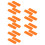 20Pcs Travel-Friendly Orange for Suede 6