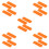 20Pcs Travel-Friendly Orange for Suede 3
