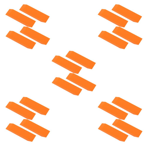 20Pcs Travel-Friendly Orange for Suede 2