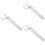 3Pcs Silver Metal Fire Sprinkler Wrench Tool Set Easy Installation 8