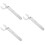3Pcs Silver Metal Fire Sprinkler Wrench Tool Set Easy Installation 9