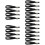 20Pcs Portable Black Hockey Chin Strap with Single Snap 10
