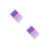 2Pcs Purple Gradient Color Ink Pad Stamps Fast-Drying 6