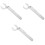 3Pcs Silver Metal Fire Sprinkler Wrench Tool Set Easy Installation 5